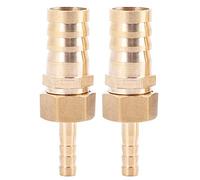 Brass Hose Barb Reducer | 6mm to 14/16 / 19 / 25mm Pipe Fitting | Heavy - Duty Industrial Connector for PlumbingIrrigation | First - Class Brass Material (6-16mm)
