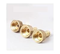 Brass Hose Fitting 4mm 6mm 8mm 10mm 19mm Barb Tail 1/8" 1/4" 1/2" 3/8" Female Thread Copper Connector Joint Coupler Adapter IDGTTLDF(Barb 10mm-3I8)