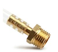 Brass Hose Fitting 6mm~25mm Hose Barb Tail 1/2" Male Thread Pagoda Copper Connector Water Pump Pipe Joint Copper Coupler Adapter2pcs (Color : G1I2-13mm)