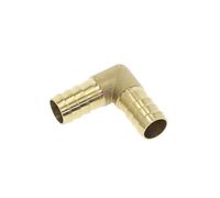 Brass Hose Pipe Fitting Coupling Elbow Equal Reducing Barb 4 5 6 8 10 12 14 16mm Hose Copper Barbed Coupler Connector Adapter(19mm)