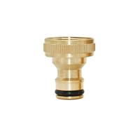 Brass Hose Quick Connector Water Stop Fitting Copper Thread Tap Coupling Garden Watering Gun Adapter(E)