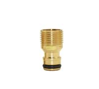 Brass Hose Quick Connector Water Stop Fitting Copper Thread Tap Coupling Garden Watering Gun Adapter(B)