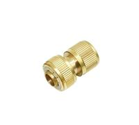 Brass Hose Quick Connector Water Stop Fitting Copper Thread Tap Coupling Garden Watering Gun Adapter(M)