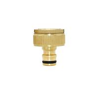 Brass Hose Quick Connector Water Stop Fitting Copper Thread Tap Coupling Garden Watering Gun Adapter(G)