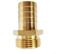 Brass Hose Tail Adapters for BSP Male Thread 2 Piece Set for Easy Connection (1.2inch male x 32mm)