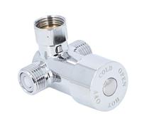 Brass Hot Cold Water Mixing Valve, Premium Brass Material, Check Valve, Water Temperature Adjust, G1/2 Male Inlets, G1/2 Female Outlet, for Automatic Sensor Faucets