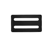 Brass Humbucker Pickup Cover, Solid & Sturdy Two Slot Metal Guitar Case for Electric Guitars, Good Texture & Long Service Time with Noise Control, Simple & Classic Decoration