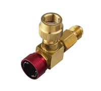 Brass HVAC Service Fitting Frosts Proof Operations Ergonomic Grip for Refrigerants Transfer and Pressures Control Brass HVAC Refrigerants Valves