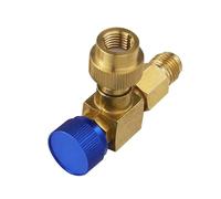 Brass HVAC Service Fitting Frosts Proof Operations Ergonomic Grip for Refrigerants Transfer and Pressures Control Air Conditioning Valves