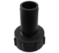 Brass IBC Tank Adapter S60x6 Coarse Thread Tap Connector for Water Tank Fitting Hose Drain /2" 3/4" " 2" Black(38MM)
