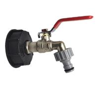 Brass IBC Tank Faucet Adapter, 1/2 Food Grade Drain Adapter