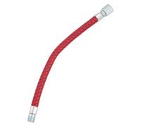 Brass Inflator Extension Hose, Flexible Air Nozzle Adapter Compatible with Xiaomi M365 Electric Scooter, Balance Car, Bicycle, Red