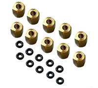 Brass Ink Cartridge Interface Accessories for Photo Printers Optimized for 5th Generation Printhead Mounting and Sealing (3 * 2)