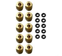 Brass Ink Cartridge Interface Accessories for Photo Printers Optimized for 5th Generation Printhead Mounting and Sealing (4 * 3)