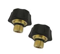 Brass Inlet Connectors Adapters for Power Washer Pumps 3/8 Male to 3/4 GHT Female Thread Fittings 2Pieces Brass Water Inlet Valves Replacement