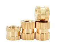 Brass insert nut M1 .2 .4 .6 M2 .5 M3 M4 M5 M6 M8 M10 Embedment Injection Molding Knurled Thread Inserts Nuts