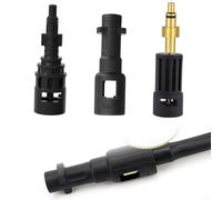 Brass Insert Plastic Adapter for Karcher K Series Washers(C) | Fits for karcher for k2- for k7, for quick connect female , 1/4 inch nozzle fit, setup, secure lock