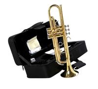 Brass Instrument Trumpet Lacquer Gold High-end Trumpet In B Flat Oxford Bag For Beginners