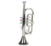 Brass Instruments Horn - 25cm Realistic Orchestra Trumpet, Lightweight Learner Clarinet, Rhythmic Development Tool | Creative Role Play Performance Prop For Boys Girls Preschool Classroom Nurs
