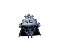 Brass Japanese Ghost King Samurai Helmet EDC Beads Pendant Jewelry Making Supplies,Personality DIY Outdoors Tools Paracord Beads Charm Lanyard Hand-Woven Accessories, M, Brass, No Gemstone