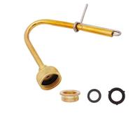 Brass Jet Bottle Washer Carboy with Sink Faucet Adapter and Rubber Seal Homebrew Beer Marking