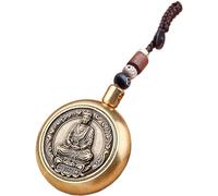 Brass Key Ring Rack Charm, Lucky Rope Keychain Pendant | Vintage Brass Chinese Style Keychain, Lucky Car Pendant Bag Decoration, Lanyard Old Chinese Key Ring for Men, Women, Amida, 説明を参照してください