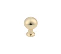 (Brass) Kitchen Cupboard Cabinet Door Drawer Round Knob Handle Nord by GTV 2 Colours