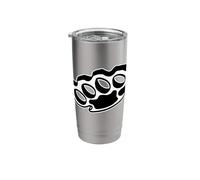 Brass Knuckles Blackwork Minimal Stainless Steel Insulated Tumbler