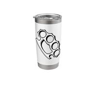 Brass Knuckles Blackwork Stainless Steel Insulated Tumbler