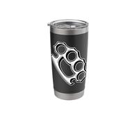 Brass Knuckles Blackwork Stainless Steel Insulated Tumbler