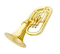 Brass Lacquer Gold Three Stand Key Euphonium B Flat Performance Euphonium With Mouthpiece Euphonium Kit