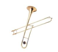 Brass Lacquer Gold Trombone With Case Bass B Beginner Trombone
