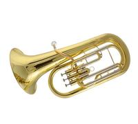 Brass Lacquered Gold Euphonium B Flat Stand Key Three-key Professional Large Horn Brass Instrument Euphonium Kit