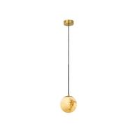 Brass Light 4.72" with G9 Base, Adjustable 78.74" Marble Hanging Light 5.91", Modern Ceiling Light for Living Room, Kitchen Island, Marble Chandelier Home Lighting Decor(Small)/Large