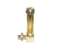 Brass Liquid Level Indicator Tube 50-400mm, M10 Male Thread L-Shape, High Visibility for Various Applications - 1PC(M10 x 80mm)