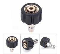 Brass M22/14 to 1/4" Male High-Pressure Washer Connector Adapter for, for Nilfisk & Pressure Washers - for Durable Quick-Connect No