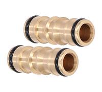 Brass Male-to-Male Quick-Connect Pipe Connector Set, /2 inch Hose Fitting Kit for Car Washing, Garden Irrigation & Pipe Connection