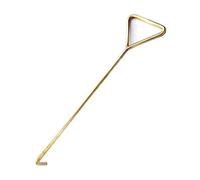 Brass Manhole Cover Hook 3/8" Ø, Heavy Duty Hand Hole Hook Drain Cover Lifting Keys, Explosion-Proof Hooks for Industrial/Military/Home (Color : Brass, Size : 40 cm (15 3/4"))