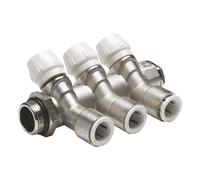 Brass Manifold 15mm X 3/4" 4 Port John Guest Gold One Size