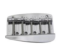 Brass Material 5 String Hard Tail Fixed Bass Bridge Chrome/Black/Gold(CR)