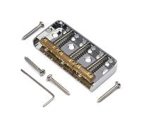 Brass Metal 6 Strings Short Telecaster Bridge Brass 3 Saddles With Brass Saddles For Tele Electric Guitar