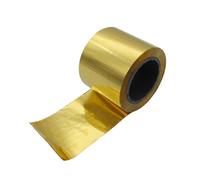 Brass Metal Foil Plate - 0.01mm to 10mm Thick Copper Alloy Sheet Roll for Crafting and Electrical Projects - 1pc(0.2x100x1000mm)