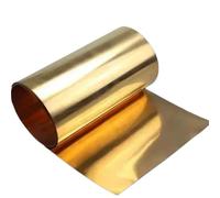 Brass Metal Sheet roll， Brass and Beryllium Copper Sheet Strip Multiple Sizes(0.4mmx100mmx1m)