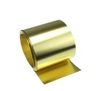 Brass Metal Sheet roll， Brass Sheet Roll 1 Meter Length 10-60mm Width 0.1-0.5mm Thickness(0.4mm,60mmx1000mm)