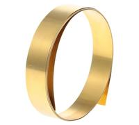 Brass Metal Sheet roll， Brass Sheet Roll 1000mm x10mm Thickness 0.02-0.6mm DIY Jewelry Bookmark Stamped Plaque(0.1x10x1000mm)
