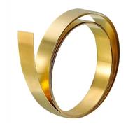 Brass Metal Sheet roll， Brass Sheet Roll 1000mm x10mm Thickness 0.02-0.6mm DIY Jewelry Bookmark Stamped Plaque(0.03x10x1000mm)