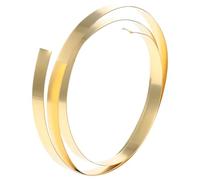 Brass Metal Sheet roll， Brass Sheet Roll 1000mm x10mm Thickness 0.02-0.6mm DIY Jewelry Bookmark Stamped Plaque(0.6x10x1000mm)