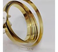 Brass Metal Sheet roll， Brass Sheet Roll H62 Multiple Sizes 0.02-1.0mm x 10-200mm 1M for Jewelry Making DIY(1x20x1000mm)
