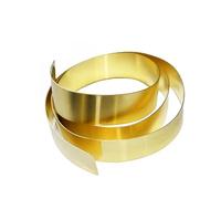 Brass Metal Sheet roll， Brass Sheet Roll, Thickness 0.01-0.3mm x Width 10-200mm Length 100-1000mm(0.3x200x1000mm)