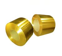 Brass Metal Sheet roll， Brass Sheet Strip Roll Laser Cutting Thickness 0.01-0.6mm Width 10-400mm Length 1000mm(0.4mm,300x1000mm 1pcs)